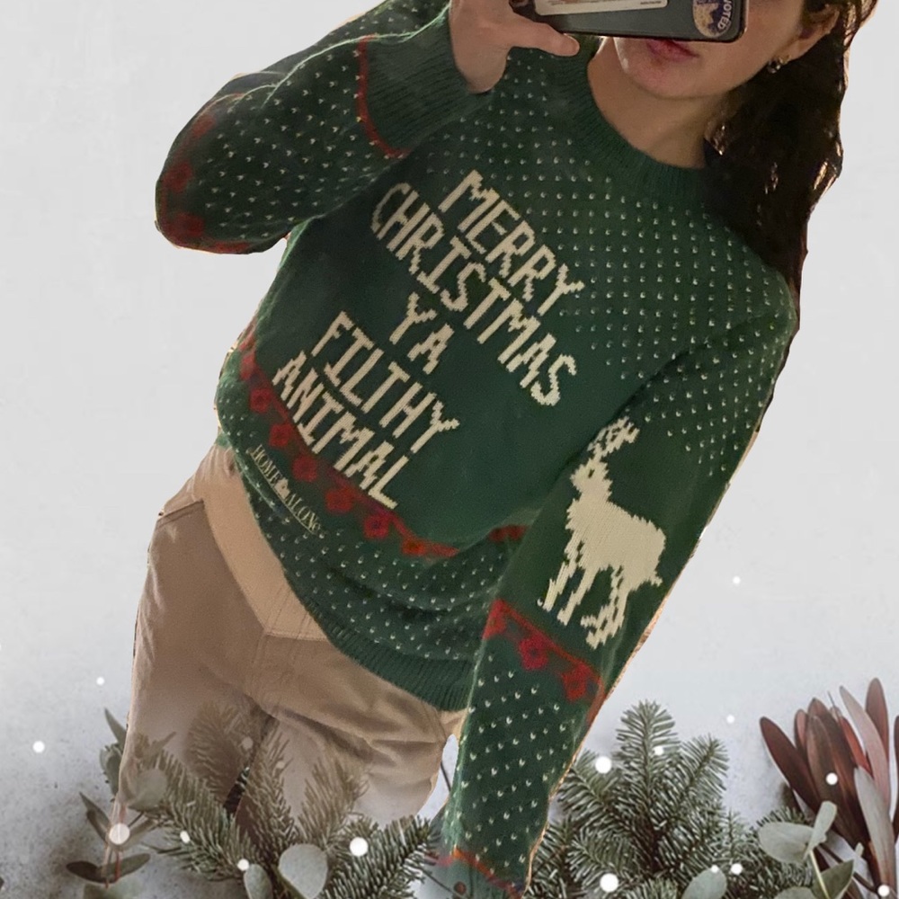 Home Alone Funny Filthy Animal Holiday Sweater